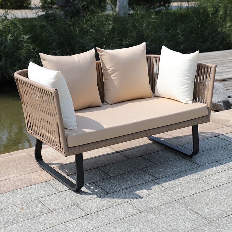 Villa Balcony Garden Rattan Sofa Set